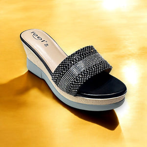 Stone Deco Balance Heel