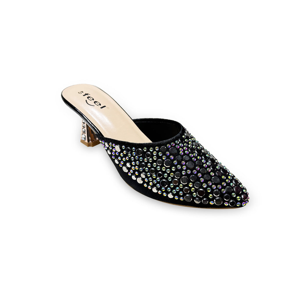 Rhinestone Nagra Heel