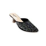 Rhinestone Nagra Heel