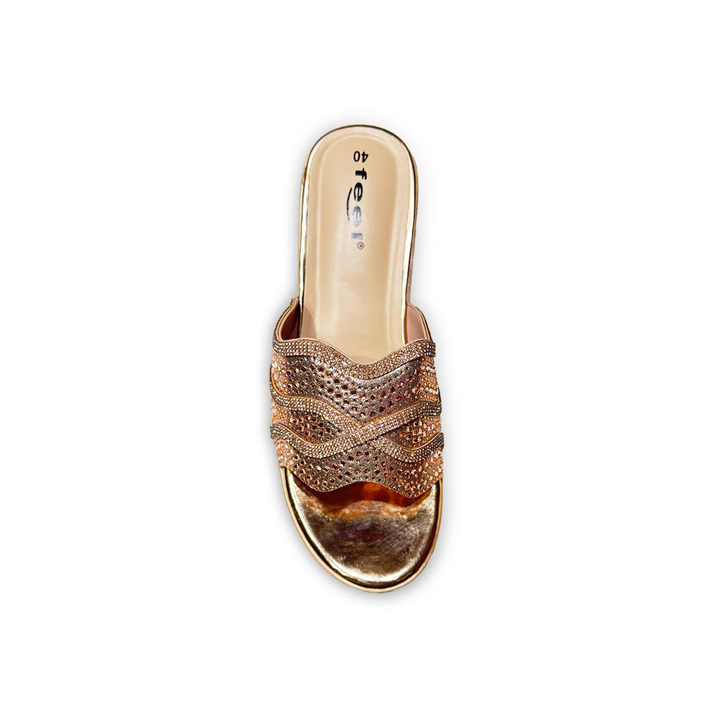 Rhinestone Balance Heel
