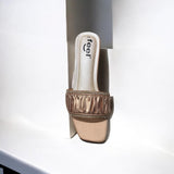 Slider Semi Box Heel