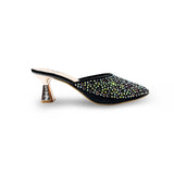 Rhinestone Nagra Heel