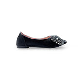 Rhinestone Bow Pumps