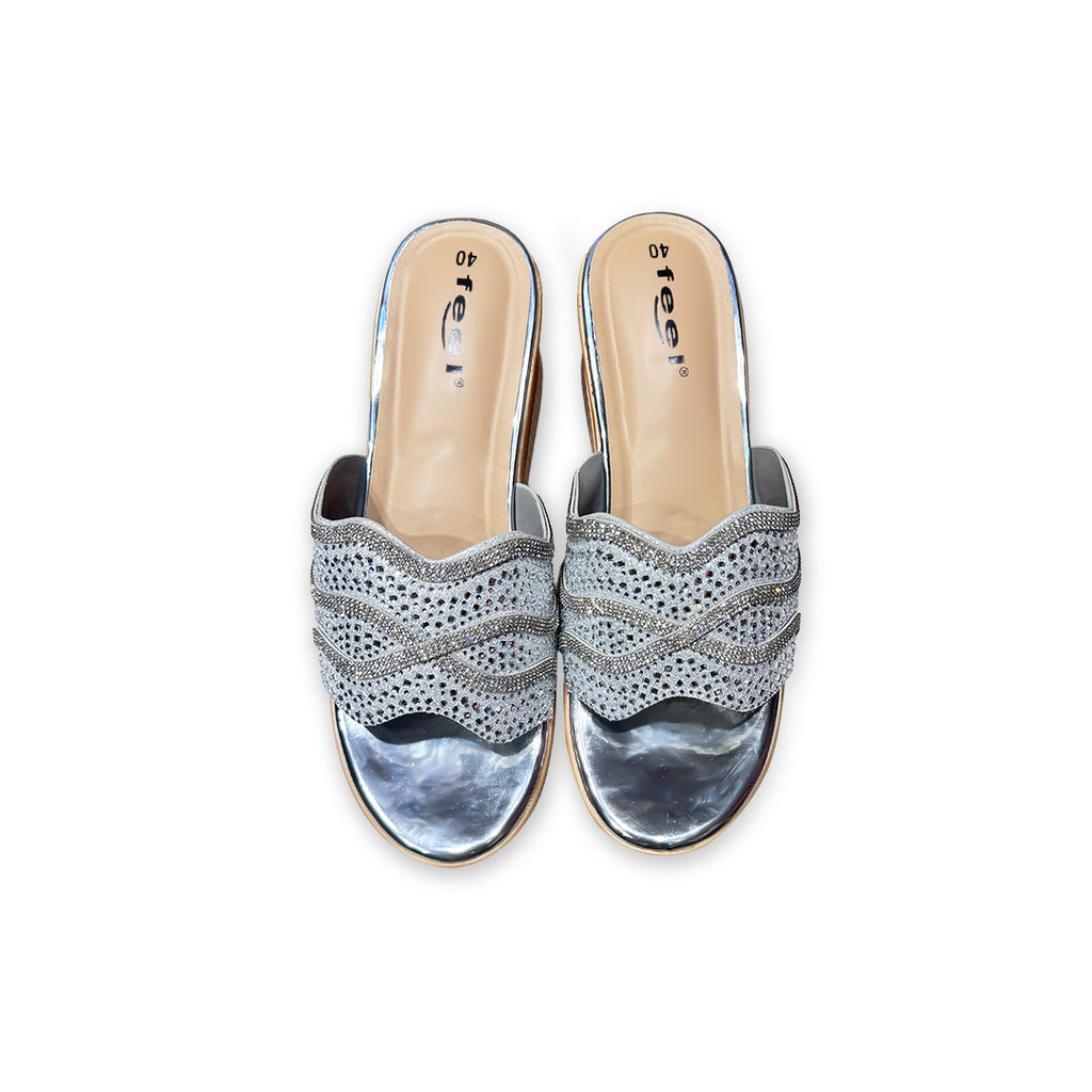 Rhinestone Balance Heel