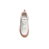 Textured Low-Ankle Sneakers with Lace-Up Closure
