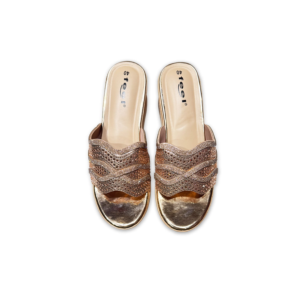 Rhinestone Balance Heel