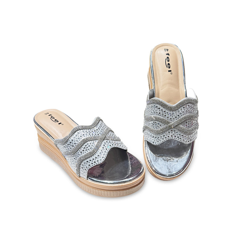 Rhinestone Balance Heel