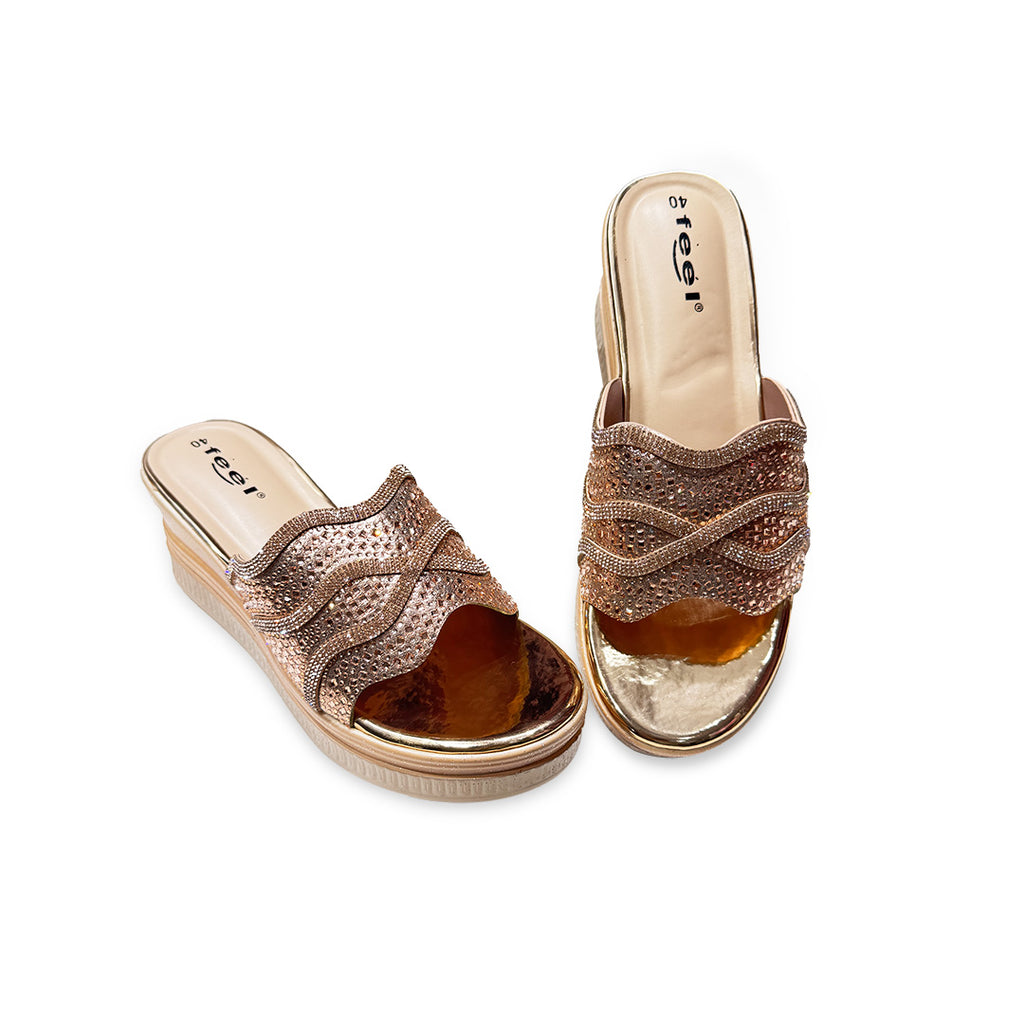 Rhinestone Balance Heel