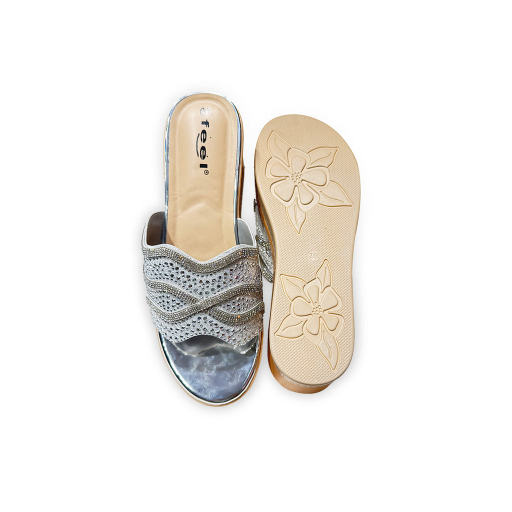 Rhinestone Balance Heel