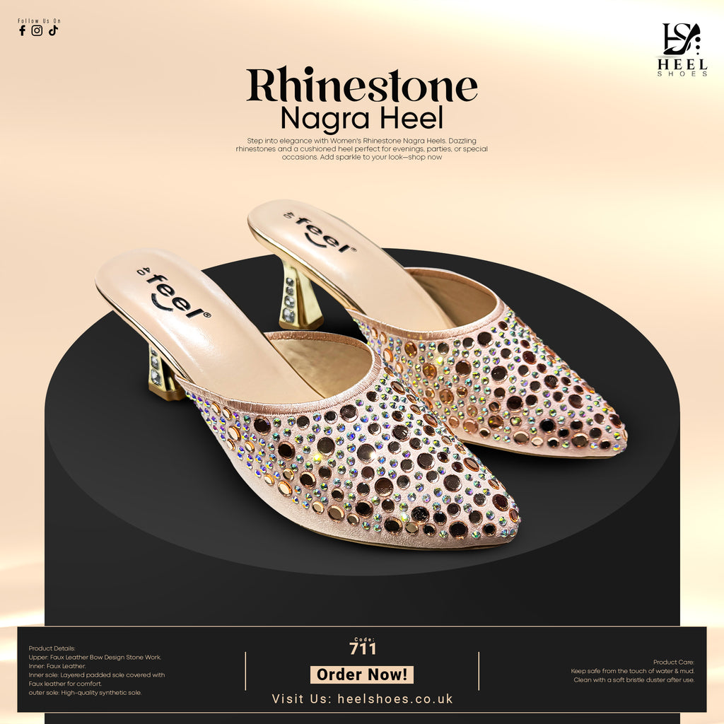 Rhinestone Nagra Shoe