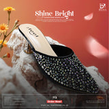 Rhinestone Nagra Heel