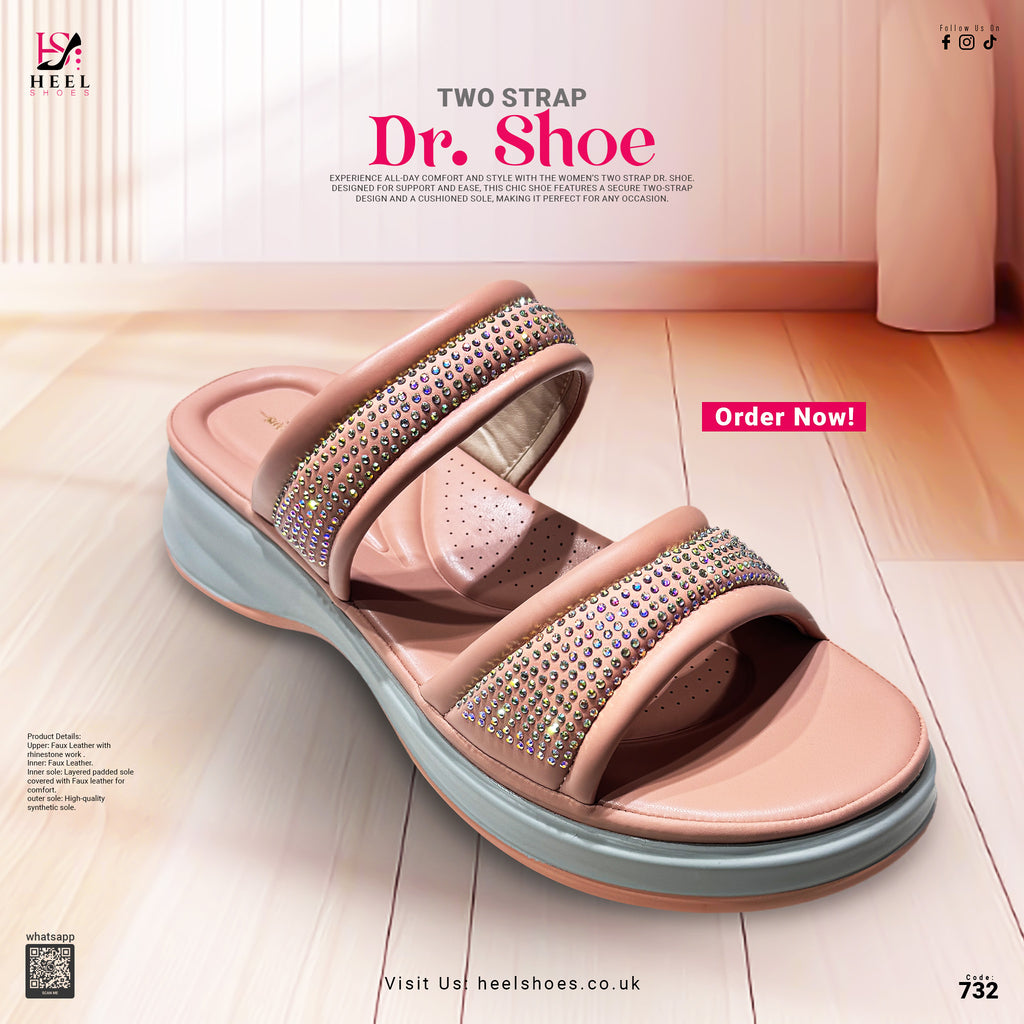 Women Two Strap Dr. Shoe