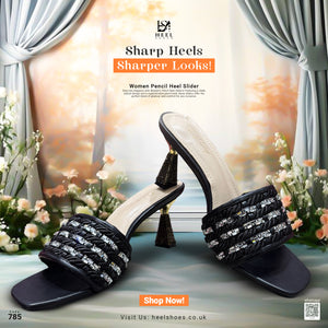 Women Pencil Heel Slider