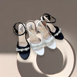 Ankle Knot Pencil High Heel