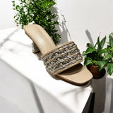Women Pencil Heel Slider