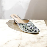 Rhinestone Nagra Heel