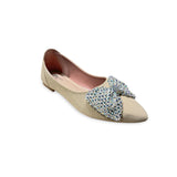 Rhinestone Bow Pumps