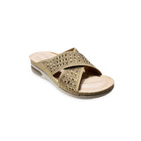 Rhinestone Criss-cross Dr. Sandal