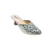 Rhinestone Nagra Heel
