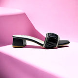 Slider Semi Box Heel