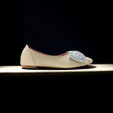 Rhinestone Bow Pumps
