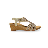 Women Belt Wedge Heel Sandal