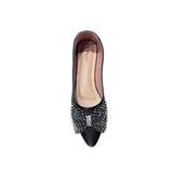 Rhinestone Bow Pumps