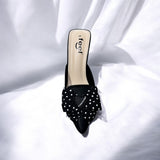 Polka Dot Bow Tie Heel