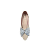 Rhinestone Bow Pumps
