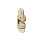Two Strap Dr. Wedge Heel