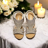Women Belt Wedge Heel Sandal
