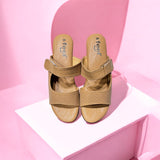 Two Strap Dr. Wedge Heel