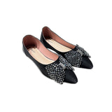 Rhinestone Bow Pumps