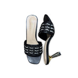 Women Pencil Heel Slider