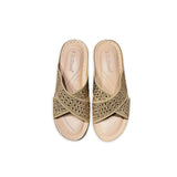 Rhinestone Criss-cross Dr. Sandal