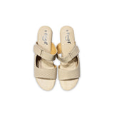 Two Strap Dr. Wedge Heel