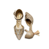 Women Pointed Toe Pencil Heel