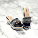 Stone Deco Balance Heel