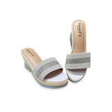 Stone Deco Balance Heel