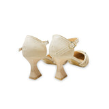 Women Pointed Toe Deco Pencil Heel