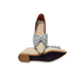 Rhinestone Bow Pumps