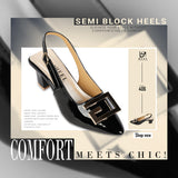 SEMI BLOCK HEEL