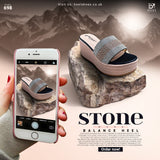 Stone-Work Balance Heel