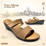Two Strap Dr. Wedge Heel