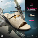 Two Strap Dr. Wedge Heel