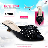 Polka Dot Bow Tie Heel