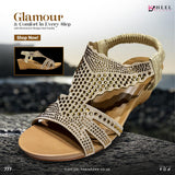 Women Belt Wedge Heel Sandal