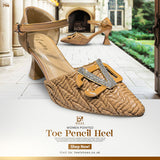 Women Pointed Toe Pencil Heel