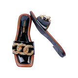 DECO GLOSSY SLIPPER