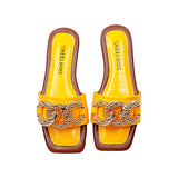 DECO GLOSSY SLIPPER